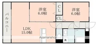 千徳マンション・ヴィラ浄行寺【6階】の間取り