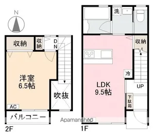 サニーコート西町【1階】の間取り