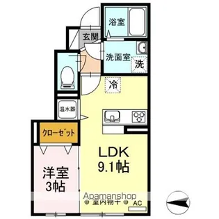 シャルマン【1階】の間取り