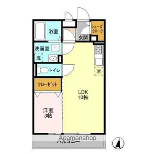 リ・サクラ B【3階】の間取り