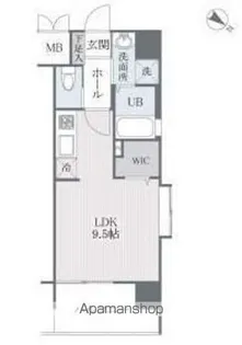 タワーズ高砂【902.号室】の間取り