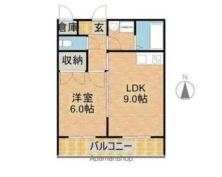 ファンタジーハウス2号館【206号室】の間取り