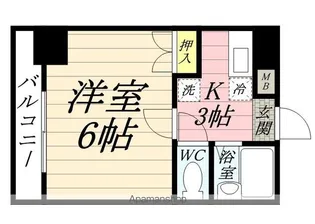 ブレーン博多【11階】の間取り