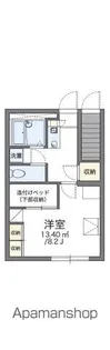 レオパレスコリーヌ【1階】の間取り