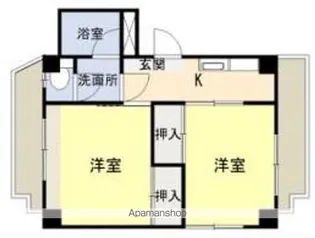 レジデンス湘南【1階】の間取り