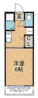 シャインハイツ【2階】の間取り