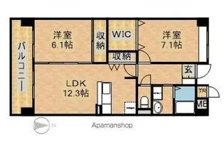 ロリオ【5階】の間取り