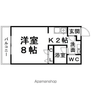 RISING SUN【2階】の間取り