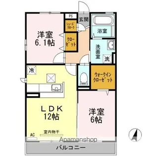 サンシャイン見白 B棟【1階】の間取り