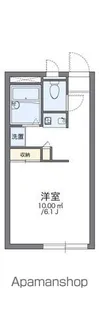 レオパレス千日【2階】の間取り