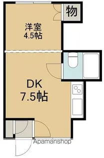 シャンポールわかさ【3-11号室】の間取り