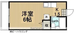 ハイツゴズ【203号室】の間取り