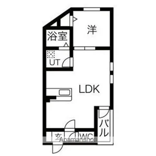 DEVELD栄生 WEST【3階】の間取り