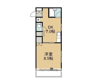 メゾンベルツリー【4階】の間取り