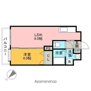 ドゥーエ平尾【10階】の間取り