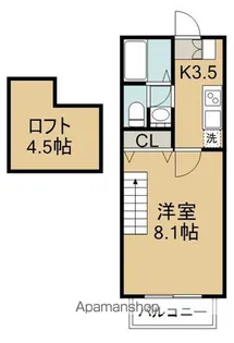 TORINOⅡ【1階】の間取り