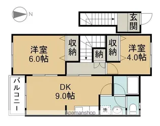 エクセルⅡサツキ【2階】の間取り