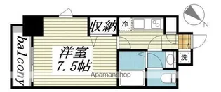 メゾン・ド・ヴィレ日本橋浜町【4階】の間取り