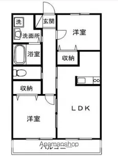 Kグランドシティ【1階】の間取り