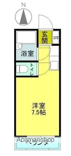 P.D.MハイムⅠ【103号室】の間取り