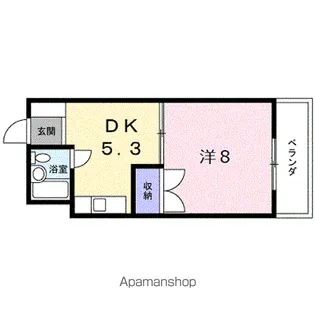 グリーンハイツ【2階】の間取り