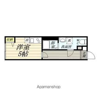 ベイルーム新子安【1階】の間取り