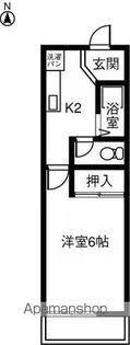 EAST COURT 両郷A【2階】の間取り
