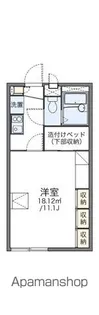 レオパレス富士【207号室】の間取り