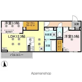 フジコH【3階】の間取り