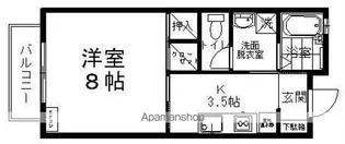 ヴィラ・ルスティカーナ【1階】の間取り