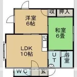 イーストヒル【202号室号室】の間取り
