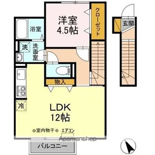 エルパラシオ鷺沼台【2階】の間取り