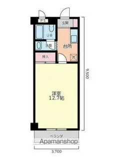 クリエイティブ野上【2階】の間取り