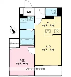CORE ROAD VI【102号室号室】の間取り