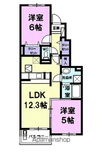 フォルテシモ【1階】の間取り