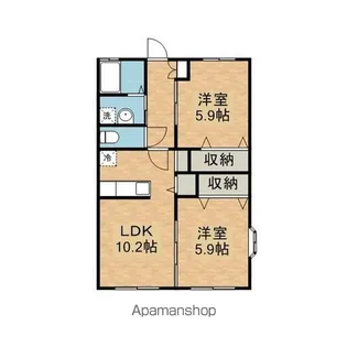ミリオンピース【1階】の間取り
