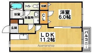 スカイハウス【2階】の間取り