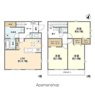 千葉県千葉市中央区生実町【一戸建】の間取り