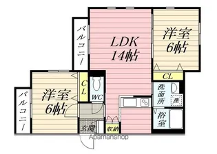 MERRY PLACE【2階】の間取り