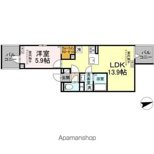 セレスティア祖師谷【3階】の間取り