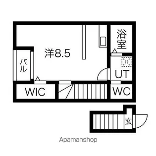 フェリス角五郎【202号室】の間取り