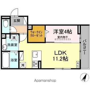 EST(エスト)【2階】の間取り