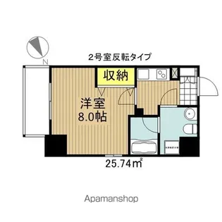 アクアヒルズ【1階】の間取り