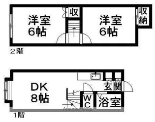 カサ・デ・セフィーロ【2階】の間取り