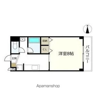 ハピネスMⅠ【2階】の間取り