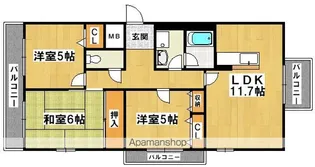 アトレコートトキワ【2階】の間取り