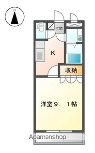 プラムガーデン Sin【205号室】の間取り