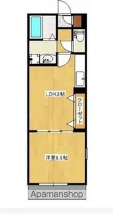 アムールLISBLANC【1階】の間取り