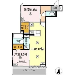 campanella温品【3階】の間取り