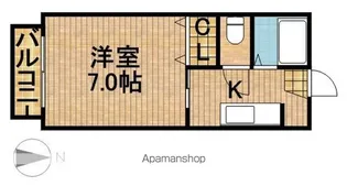 セジュール・オオムラ【2階】の間取り